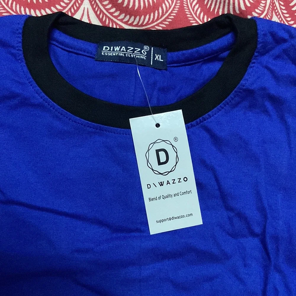 Diwazzo T shirt XL size Navy Blue - Picture 3 of 6